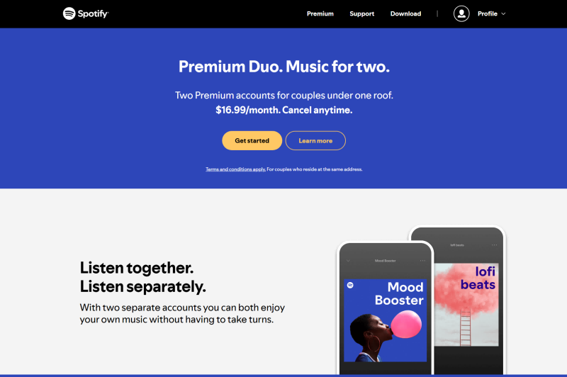 Spotify Premium Duo