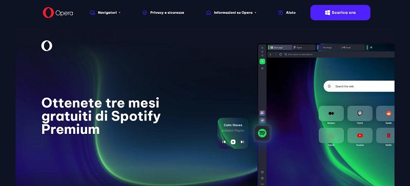 Spotify Premium gratis con Opera
