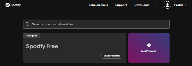 Check Spotify Premium Status