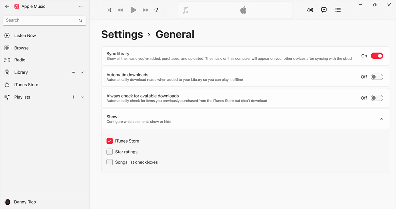 Enable Sync Library on Windows