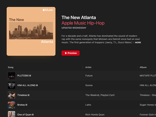 The New Atlanta on Apple Music