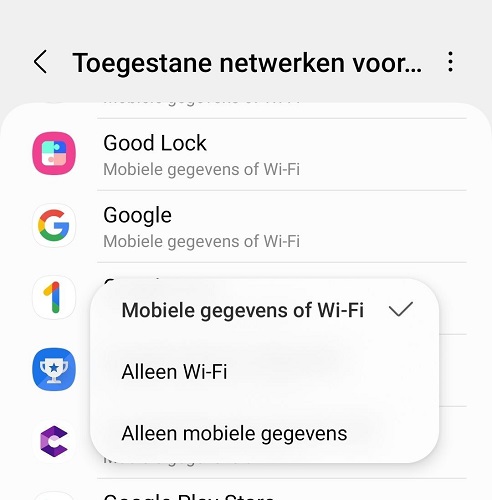 Spotify-toegang tot mobiele data instellen op Android