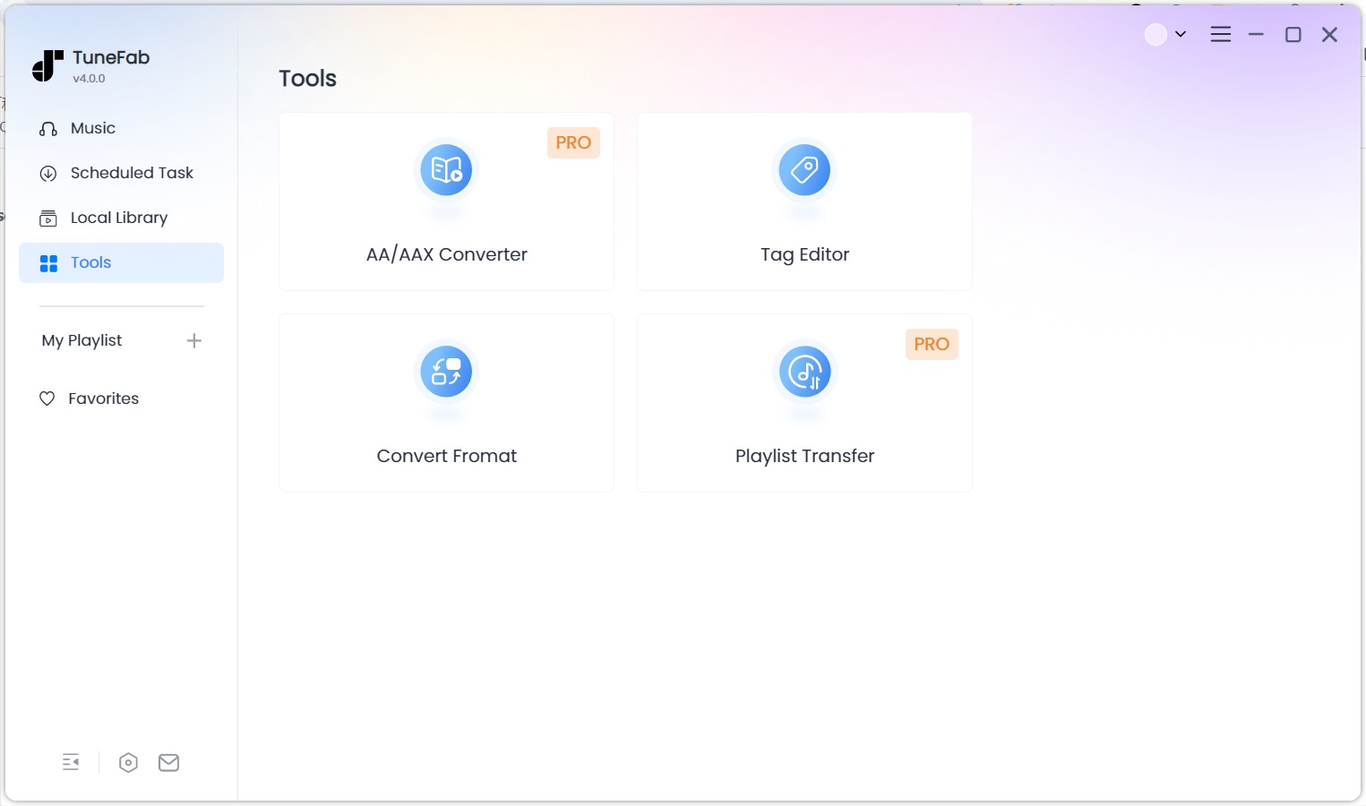 Enter TuneFab AAX Converter
