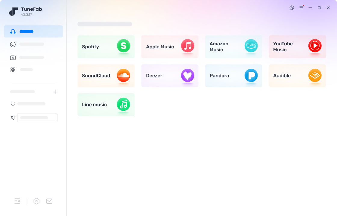 TuneFab All-in-One Music Converter Interface