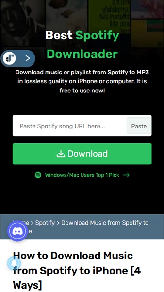TuneFab Online Spotify Downloader