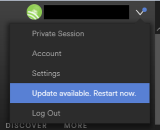 Update Spotify on Windows
