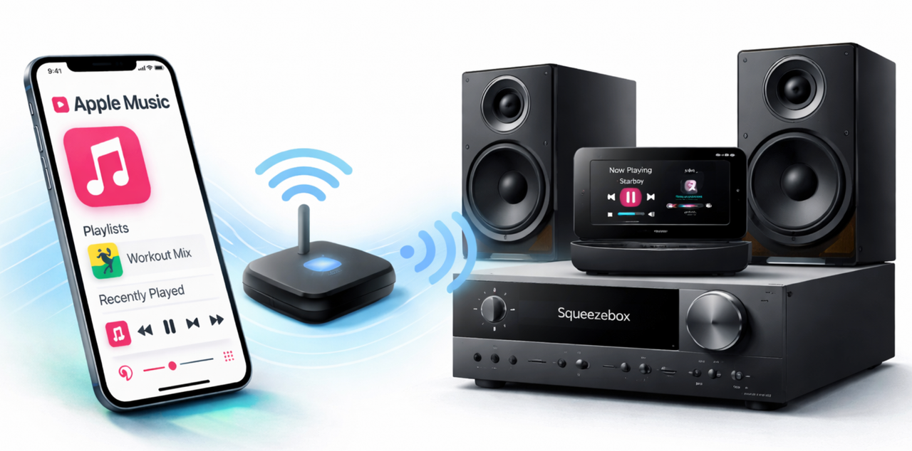 Use an AirPlay-Style Bridge to Stream Apple Music on Squeezebox