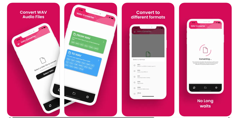 WAV Converter on iPhone