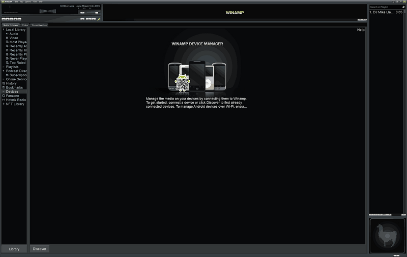 Winamp Player Interface
