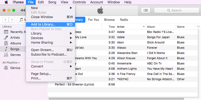 Agregar música a la biblioteca de iTunes