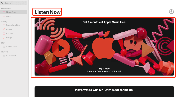 Redeem a 6-month Free Trial on Apple Music