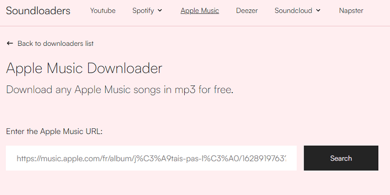 Carregadores de som Apple Music Downloader