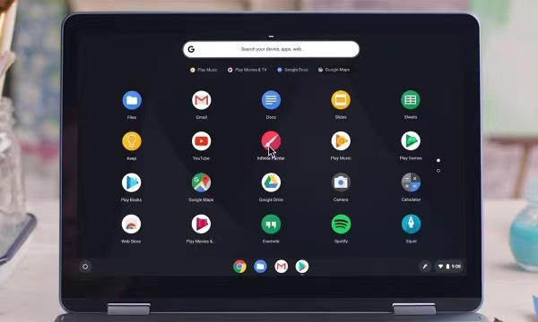 Chromebook Installeer de Spotify-app