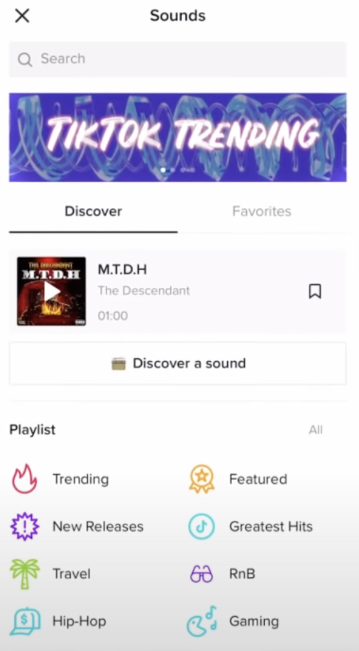 Agregue directamente canciones de Spotify a TikTok