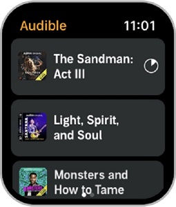 Descargue libros en audio en Apple Watch directamente
