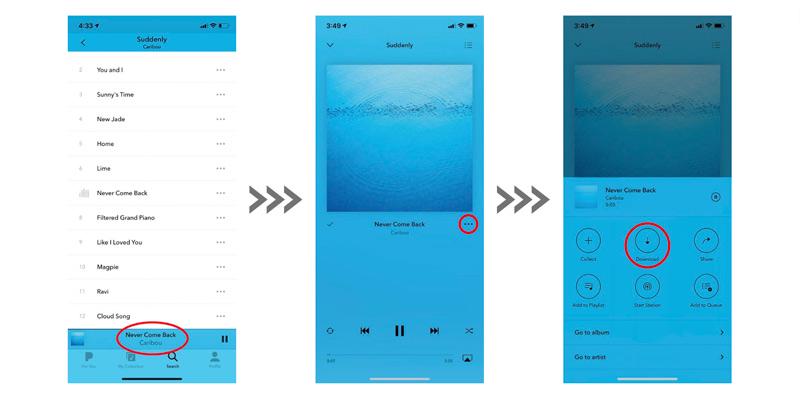 Pandora-muziek downloaden naar iPhone