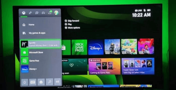 在 Xbox One 上下载 Spotify