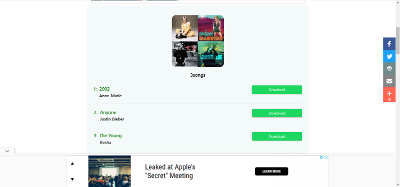 SpotifyMate Descargar lista de reproducción