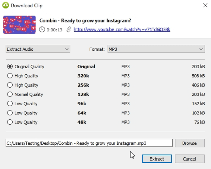 Descargue videos a MP3 con 4K Video Downloader