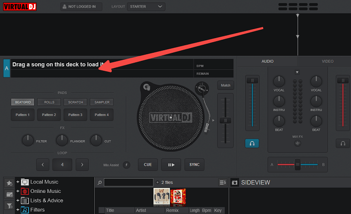 Importeer Spotify naar Virtual DJ