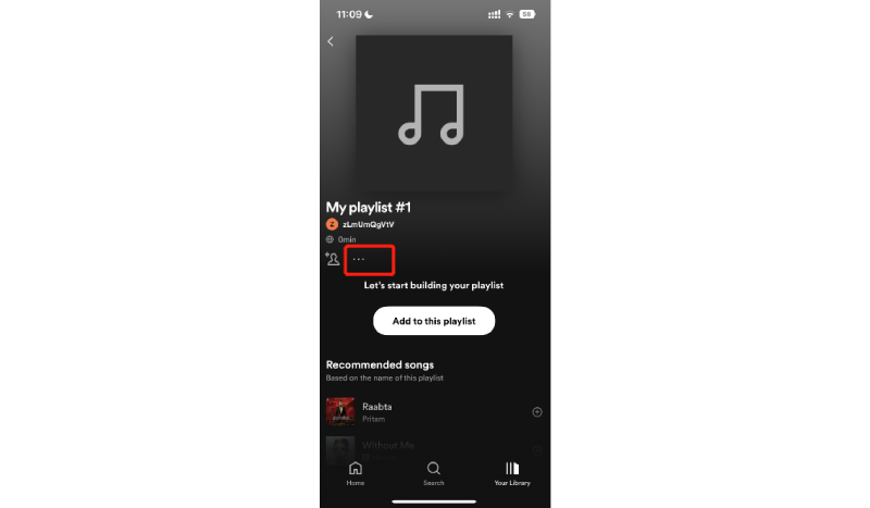 Modifica le playlist di Spotify sul cellulare