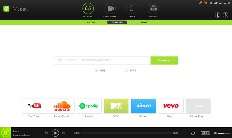 iMusic Spotify-afspeellijstdownloader