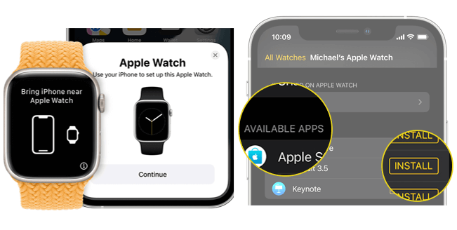 在 Apple Watch 上安装 Audible