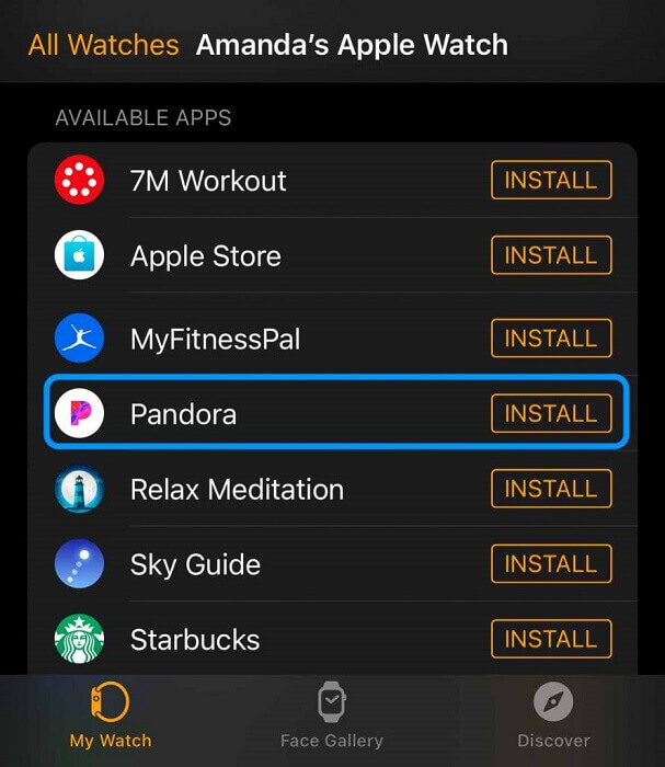 Installeer Pandora vanaf de iPhone