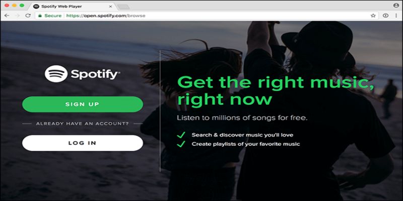 كيفية الوصول إلى Spotify Web Player