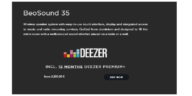 Luxus Sound에서 Deezer 무료 프리미엄 받기