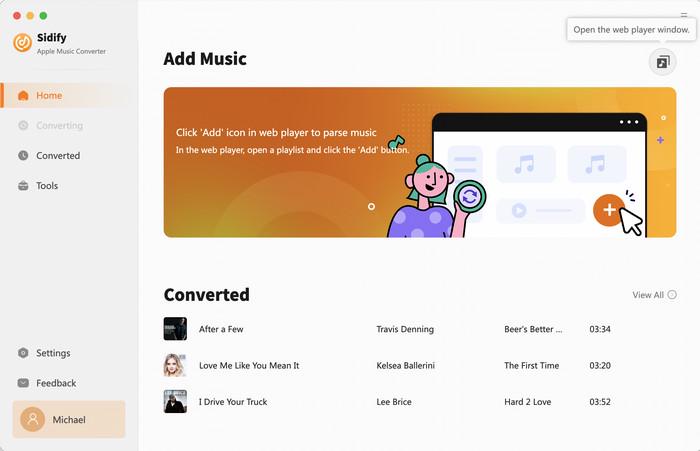 الخلاصة الرئيسية لبرنامج Sidify Apple Music Converter