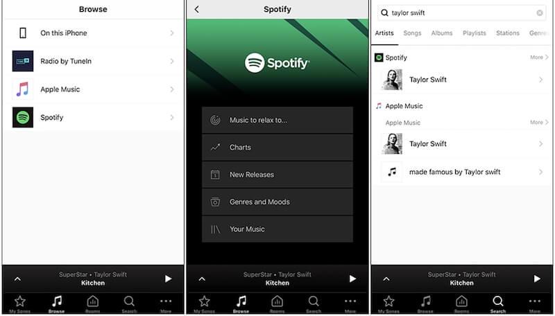 移动 将 Spotify 添加到 Sonos