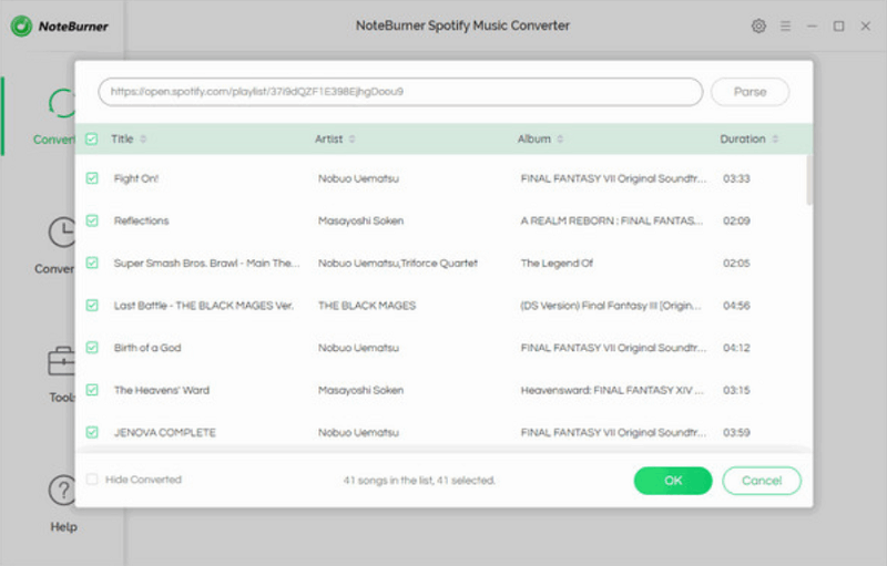 برنامج NoteBurner لتحويل الموسيقى من أمازون