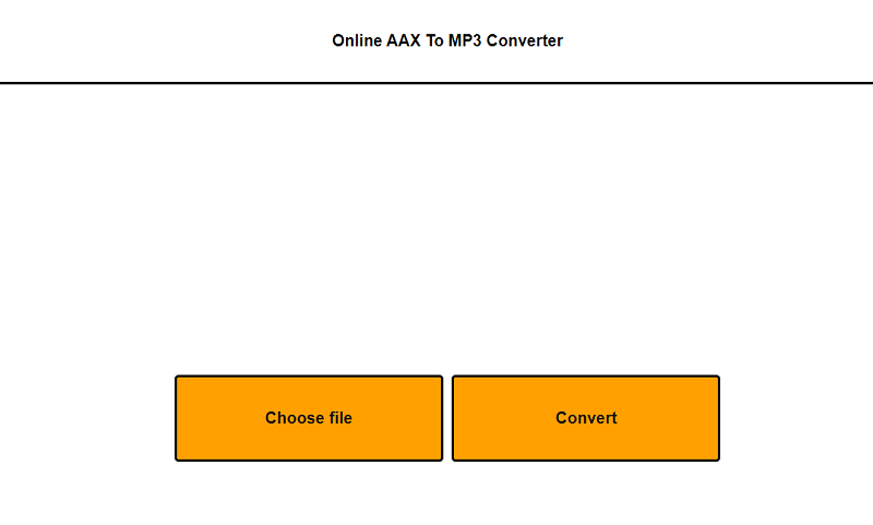 Online AAX To MP3 Converter