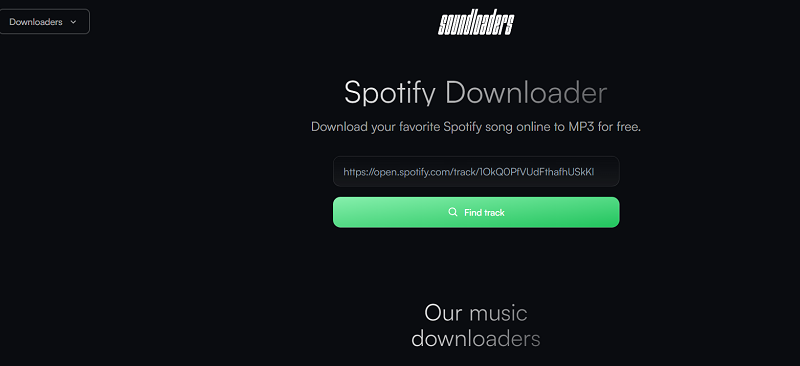 Soundloader Spotify-downloader