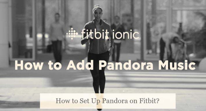 Pandora op Fitbiit Ionic Post Cover
