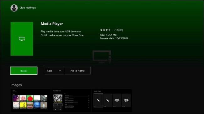 Speel Pandora op Xbox One USB