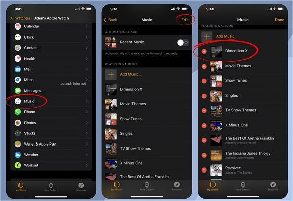 Remova músicas do Apple Watch com o iPhone