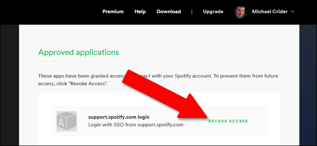 오류 수정을 위해 Spotify에 대한 타사 앱 액세스 비활성화