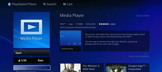 Pesquise Apple Music no PS4