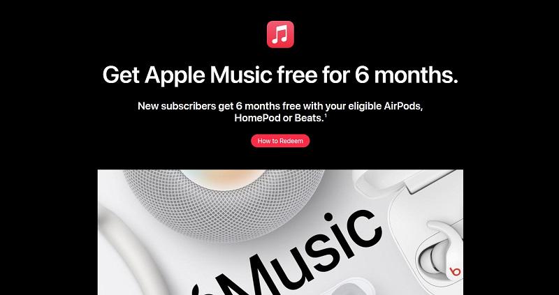 Iscriviti alla prova gratuita di Apple Music