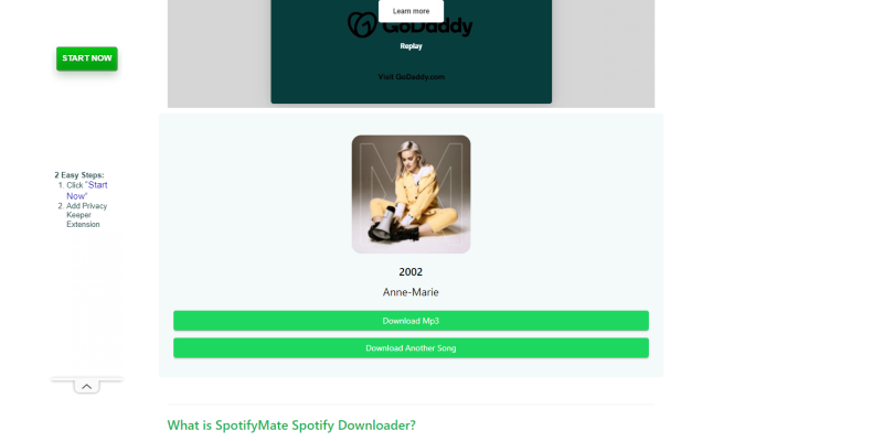 SpotifyMate تنزيل أغنية