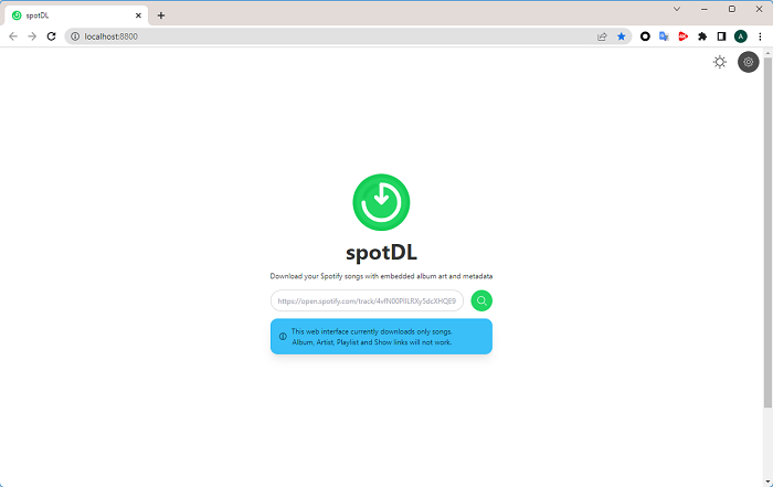SpotDL قم بتنزيل Spotify Link إلى MP3