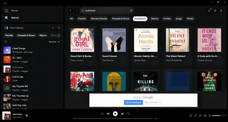 Audiolibro Spotify