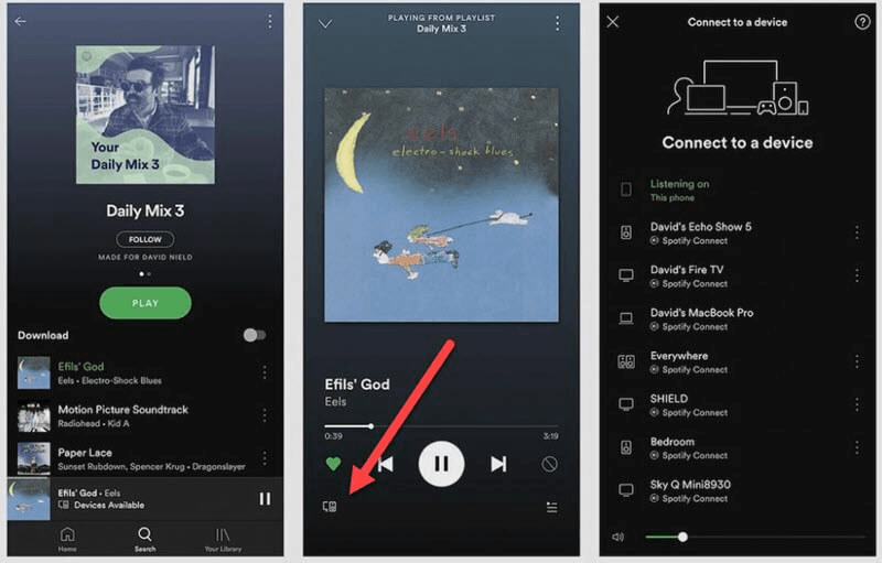 Spotify Connect met Samsung-tv