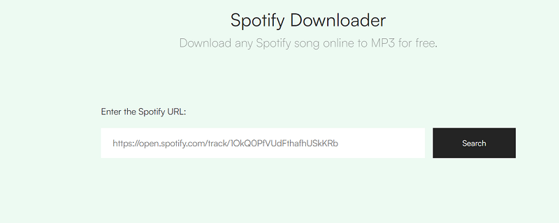 Descargador de Spotify de Soundloaders