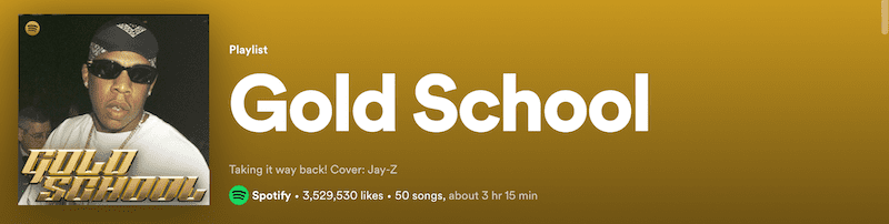 God School-afspeellijst op Spotify