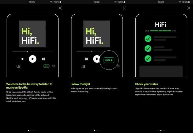 더 나은 음악 스트리밍 경험을 위한 Spotify HiFi 품질
