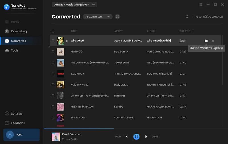 برنامج TunePat Amazon Music Converter