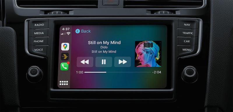 استخدم CarPlay على جهاز Apple لتشغيل Spotify في السيارة